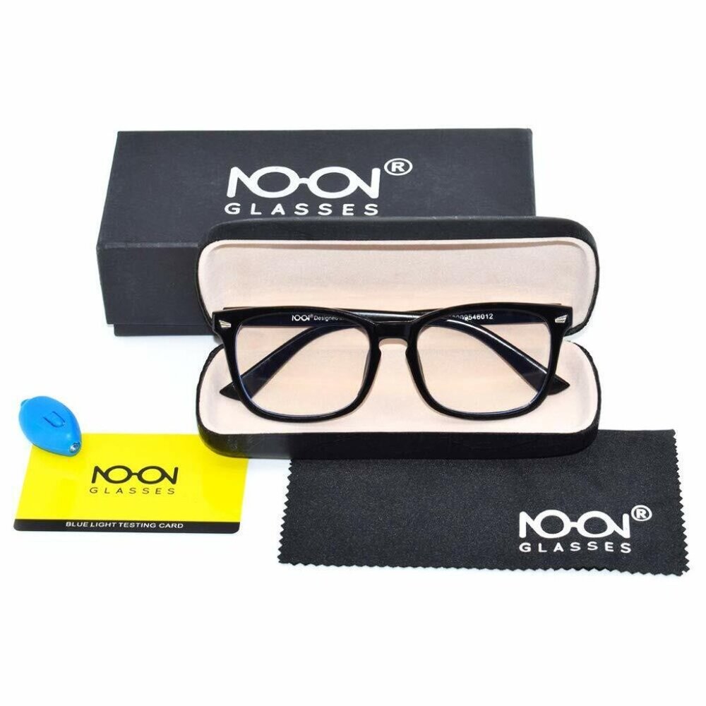 Blue Light Glasses Computer Gaming Glasses Anti Eyestrain Anti Blue Light Black